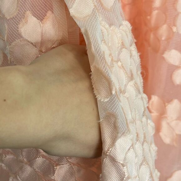 MAJE Rex flared fil coupé gazar mini dress - Picture 9 of 11